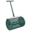CHARMMA Compost Spreader Green Steel Standard Height-Adjustable,Compost Aerators-4009271