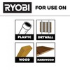 RYOBI Japanese Tooth Hardwood Blade Hardwood, Wood, Plastic, and Drywall