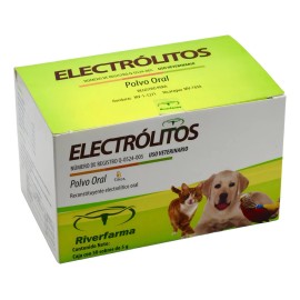 Electrolitos 50 Sobres De 5 G Riverfarma Perro Gato Aves