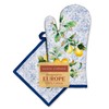 Maison d' Hermine 100% Cotton Oven Mitt & Pot Holder