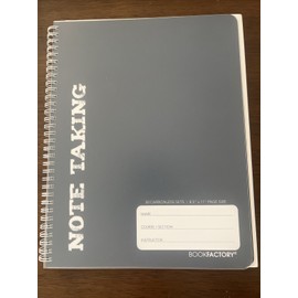 BookFactory Carbonless Notebook BookFactory Note Taking Notebook