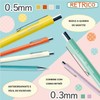 Retorico NS203R 20 Mechanical Pencil, 0.01 inch (0.3 mm), HB