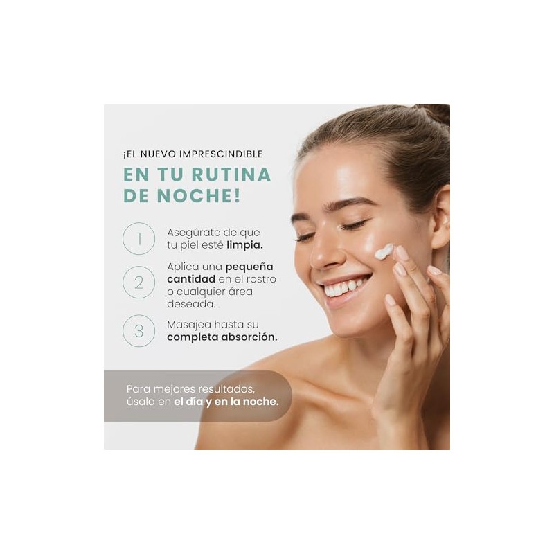 Vitasei Crema Facial con Concha Nácar y Ácido Láctico, Anti-Manchas,