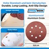 EffektWerk Sanding Discs (60 Pack, 8 Holes) 125mm Multi Grit