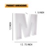 12" Cardboard Letter Fillable Shaped Tray Paper Mache Sweets Birthday