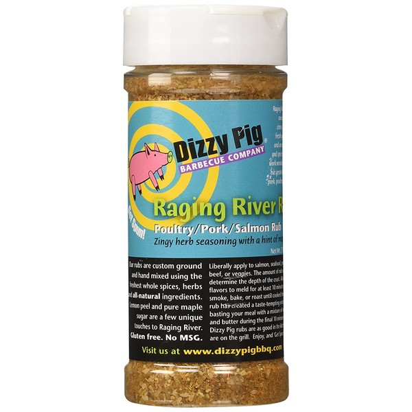 Dizzy Pig BBQ Raging River Rub Spice - 7.9 Oz