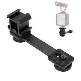Camera Hot Shoe Mount, Camera Shoe Mount, Metal Triple Hot Shoe Mount, 1/4 Camera Shoe Mount, Hot Shoe Mount, for All Types of DSLR Camera LCD Monitor Flash Light Holder