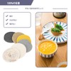 Tmtop Coasters, Absorbent Coasters, Heat Resistant, Set of 6, Diameter