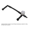 Fuel Line with Pressure Gauge Dual Feed Smooth Fuel Flow