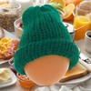 MIJOMA Set of 6 Knitted Egg Cosy Hats, Knitted Egg