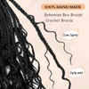 Goddess Boho Box Braids Crochet Hair for Black Women 8
