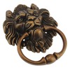 HOJLKLD 156 mm/6 Inch Lion Head Knocker, Classical Decorative Front