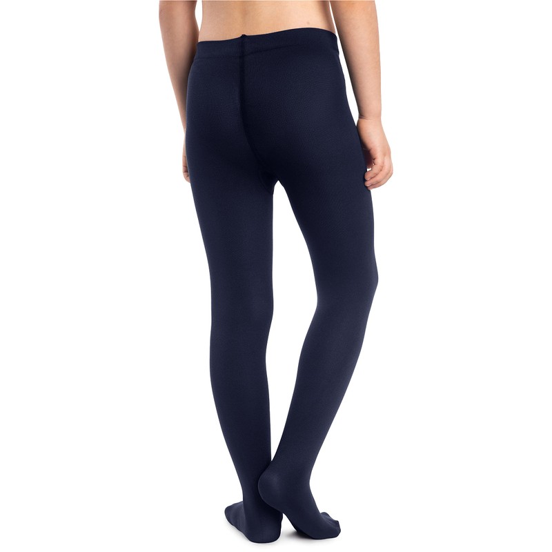 NOQ Girls Thick Tights Corina Plain 120 Denier Warm Footed