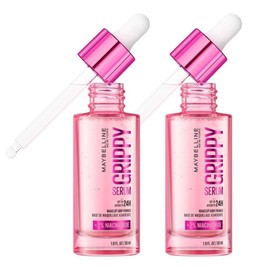 Maybelline Makeup Primer, DOUBLE The Grippy Serum Primer For Face, Up-To 24H Grip, Ultra-Blendable, Fresh Plumped Skin Look, Water-Based & Vegan Formula, Suitable For All Skin Types
