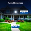 Solar Street Lights Outdoor Waterproof,48000LM 320°Wide Angle Flood Light, LED