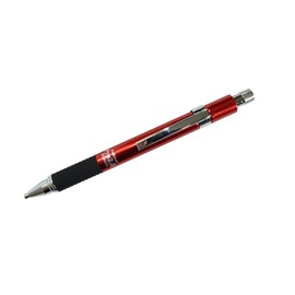 Bigman BAS3-R Building Mechanical Pencil, Heat Resistant, Hard Cores, 3 Barres, Red