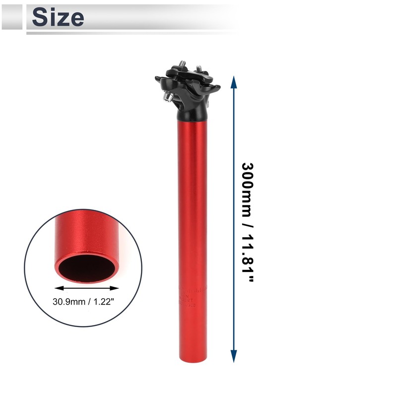 RATCHROLL 1 Pc Universal Bike Seat Posts Adjustable with Fixing