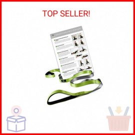 Gradient Fitness Stretching Strap for Physical Therapy, 12 Multi-Loop Stretch St