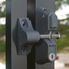 Barrette Outdoor Living 73050184 Locking Gravity Latch Black (One-Sided Key