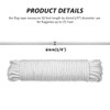Peakloong 50 Feet x 1/4inch Flag Pole Halyard Rope with