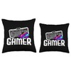 Gamer Video Game Computer PC Online Gaming Keyboard Throw Pillow