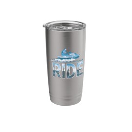 Ski Rider Funny Watersports Design Men Women Stainless Steel Insulated Tumbler