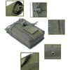 YAKASO Tactical Radio Pouch - 1000D Tactical Molle Adjustable Two