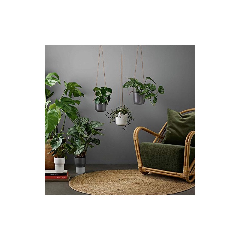 Eva Solo Hanging Self-Watering Pots (Chalk White)