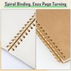JIANTA Blank Spiral Notebook A5, 4 Pack Spiral Binding Notepad