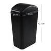 Joyeen 14 Liter Plastic Swing Lid Trash Can, Small Wate