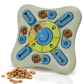 LIFLIX Dog Puzzle Toys, Interactive Treat Dispensing Dog Slow Feeder for IQ Training & Mental Stimulating, Enrichment Toys for Small Medium Large Dogs