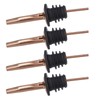 10Pcs Liquor Pourer Stainless Steel Wine Pourer Stopper Bar Tool