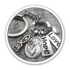 Saint Anthony of Padua, Patron St. Keychain, Clip or Necklace.