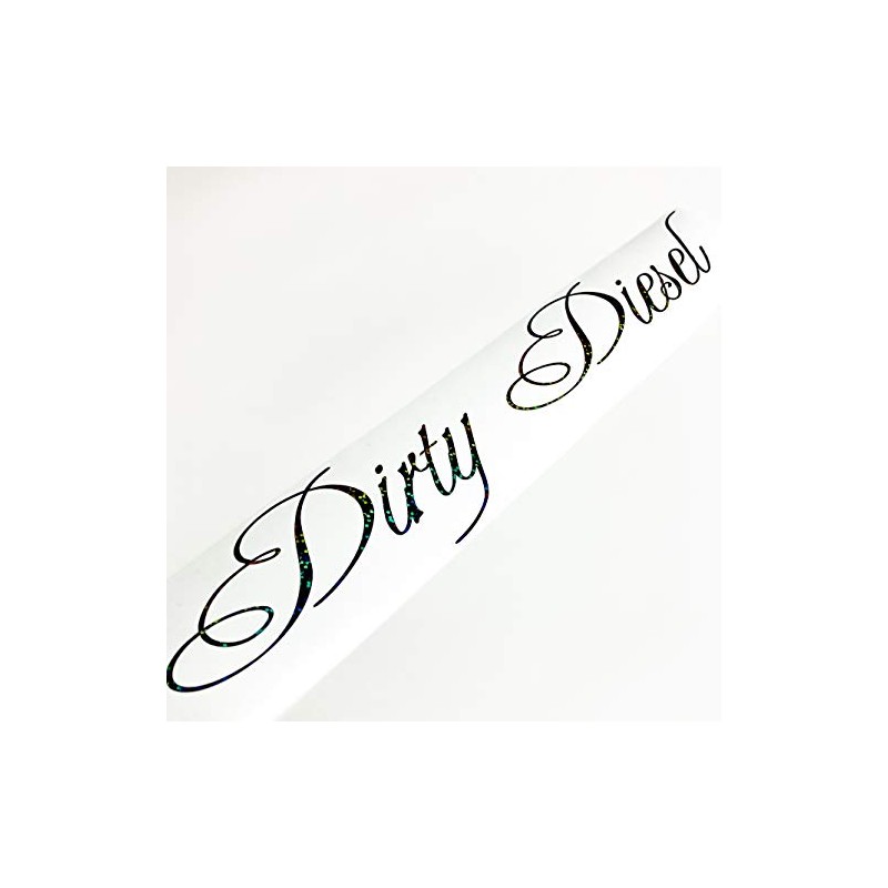 Dirty Diesel Hologram Car Sticker, Tuning Sticker, Rainbow Sticker, Oilslick