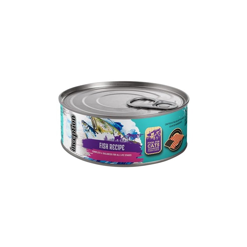 Inception Fish Recipe 5.5oz can, case of 24