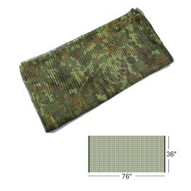 Luxns Sniper Veil Military Tactical Camo Scarf to Camouflage Head for Hunting Shooting Wargame Outdoor Activities/German Camo