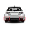 2x Red Lens Rear Bumper Reflector LED Fog Tail Stop