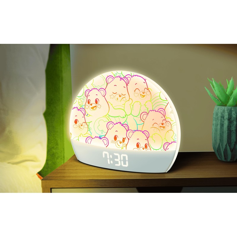 Care Bears Sunrise Alarm Clock - Sunrise Simulation, LED Clock