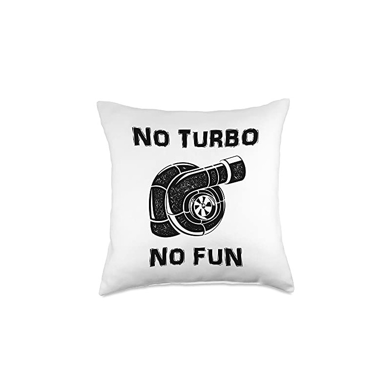 No Turbo, no fun! - Tuning Throw Pillow