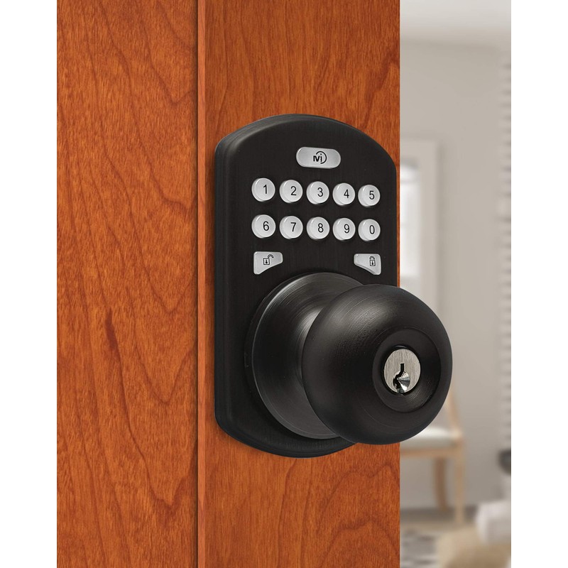 MiLocks CKK-02OB Titan Keyless Entry Door Lock - Deadbolt Smart