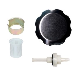 JMCHstore Fuel Tank Cap Joint Filter Replacement Kit for Predator 212cc, Gas Filter Set for Coleman CT200U BT200X, Baja MB165 MB200 Doodlebug Mini Bike, Honda GX120 GX160 Small Engine