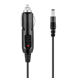 CJP-Geek Car DC Adapter Compatible with Snai lax Massage Mat with 10 Vibrating Motors and 4 6 Therapy Heating pad Full Body Massager Cushion Relieving Back Lumbar Leg SL-363 SL391S 12V Power Supply