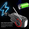 Solar Hand Crank Radio NOAA Portable Multifunctional Hand Crank Weather