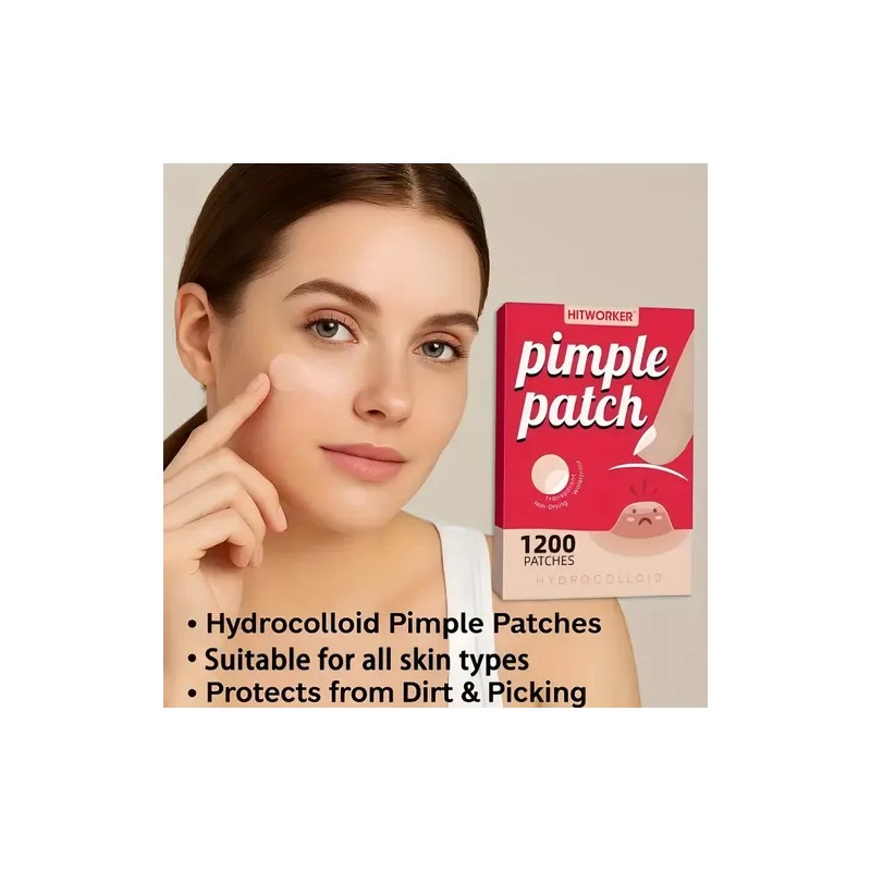 1200 Parches De Hidrógel Para Cobertura De Acne Hombre Mujer