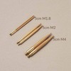 Seeknit Interchangeble Needle Tips, Beige, M1.8 5cm x 3mm