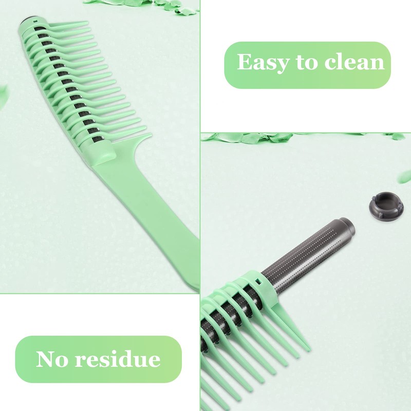 Leinuosen 3 Packs Hair Comb with Roller, Detangling Comb with
