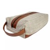 Sunfish Tan Chevron Shoe Bag