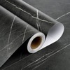 Stickyart 36"x160" Nero Marquina Black Marble Contact Paper for Countertops