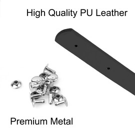 2 Pcs PU Leather Tote Bag Belts Leather Purse Handles Removable Replacement Leather Bag Straps for Leather Bag Repair Accessories