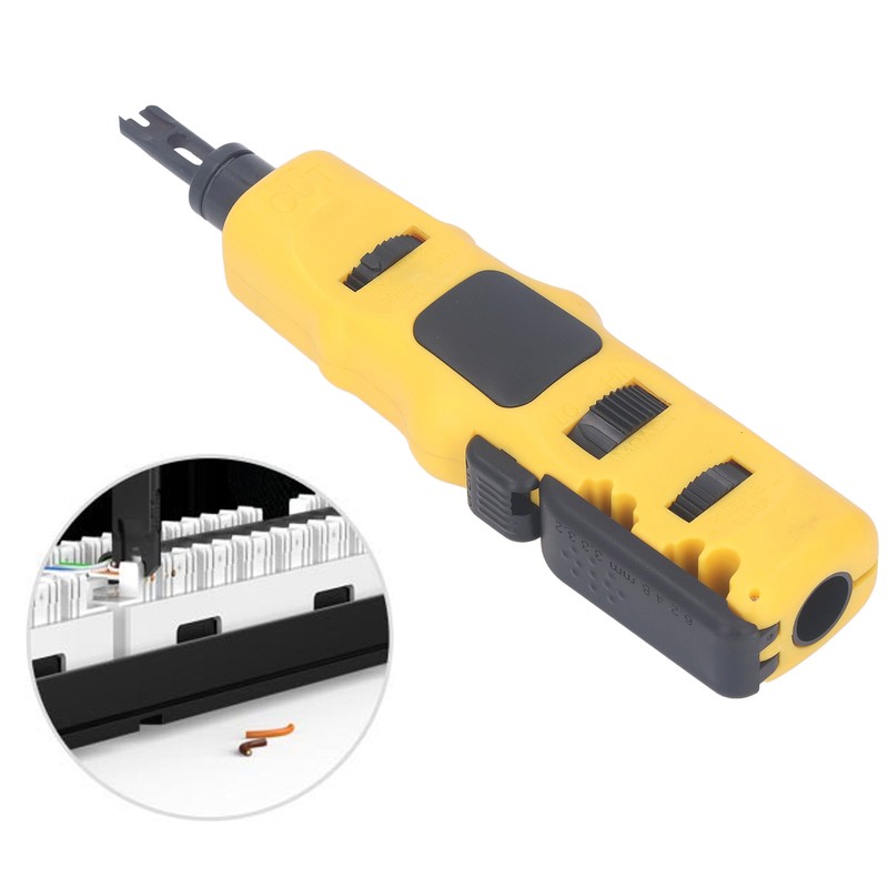 Punch Down Tool 88 110 Blades Network Wire Stripper Impact